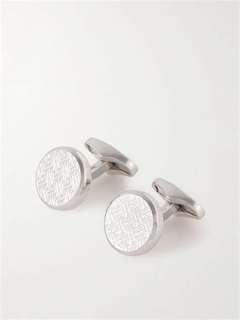 burberry cufflink|burberry silver cufflinks.